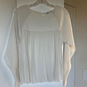 Zara Cream Blouse with Details